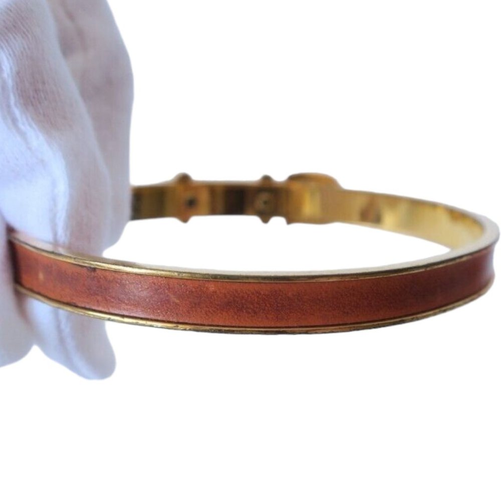 978249M Hermes Bracelet Bangle Orange - Picture 5 of 14